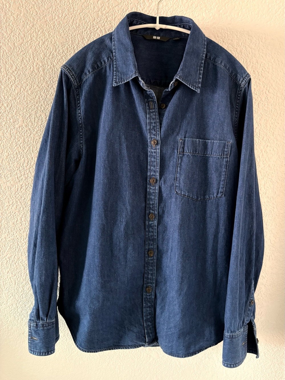 UNIQLO - Dark Blue Denim Shirt - M